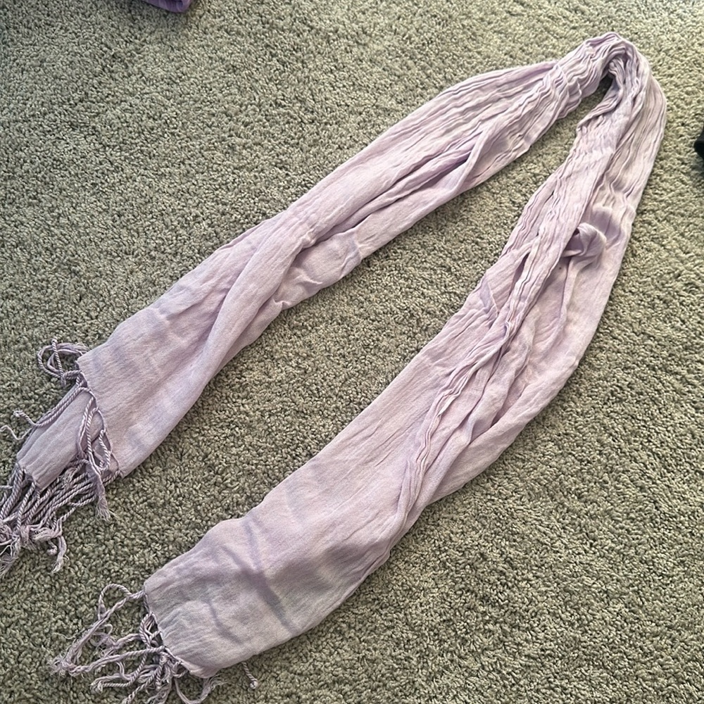 Purple lightweight scarf pashmina